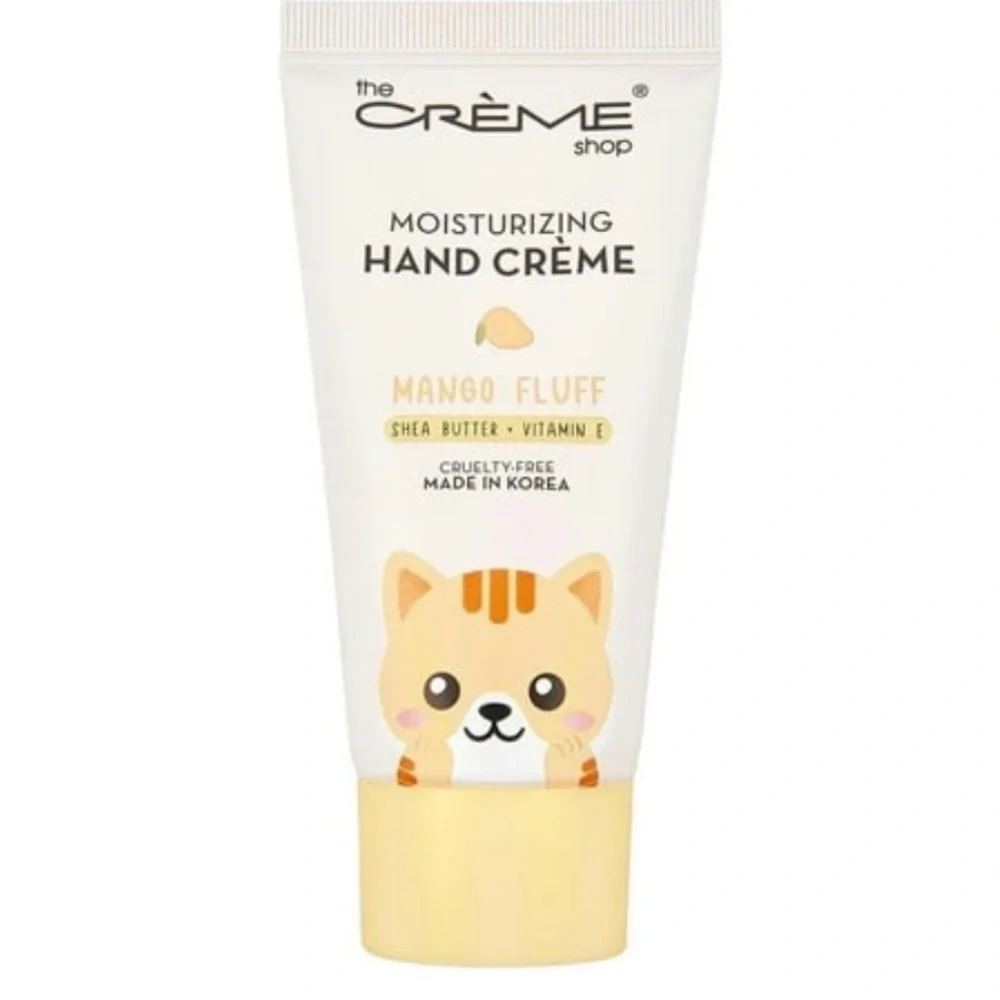 THE CREME SHOP HELLO KITTY MANGO FLUFF MOISTURIZING HAND CREAM 1.69 OZ